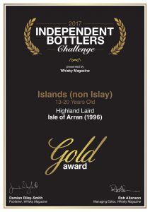IBC Certificate Isle of Arran 1996